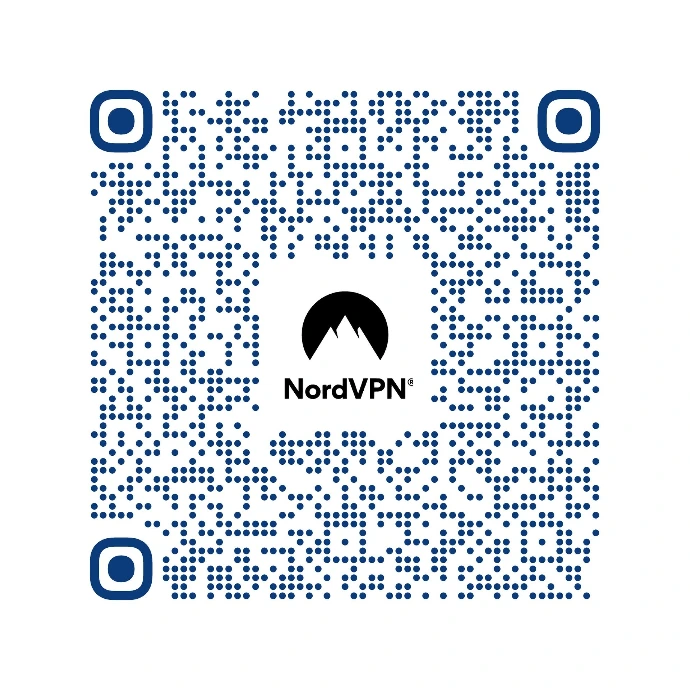 Código QR do nosso link da NordVPN